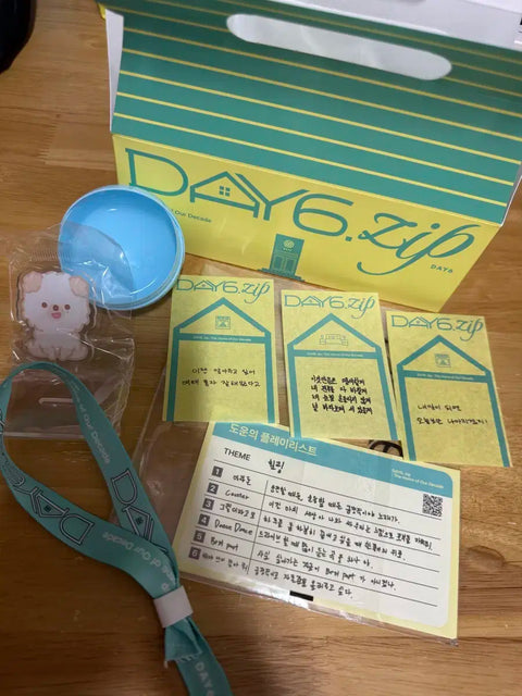 DAY6 Pop-up Exit Kit + Bracelet + 3 Confetti Pieces + Acrylic Stand Dowoon