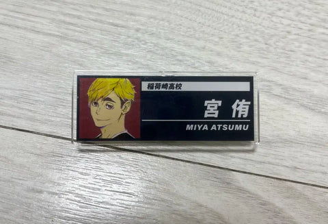 Haikyu!! Acrylic Name Tag Miya Atsumu