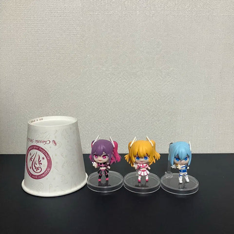 2.5 Dimensional Seduction Gacha Figures Bundle Ririsa, Mikari, Nonoa