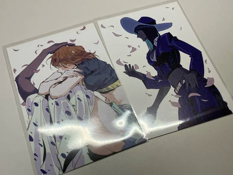 One Piece Nami Robin Postcard