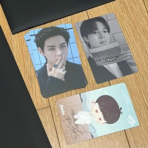 BTS Proof album Jungkook Jimin photocard transfer
