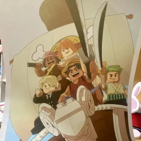 LEGO collaboration item received at the One Piece pop-up store
