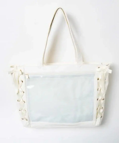 Hugo Lace-up Ita Bag L White