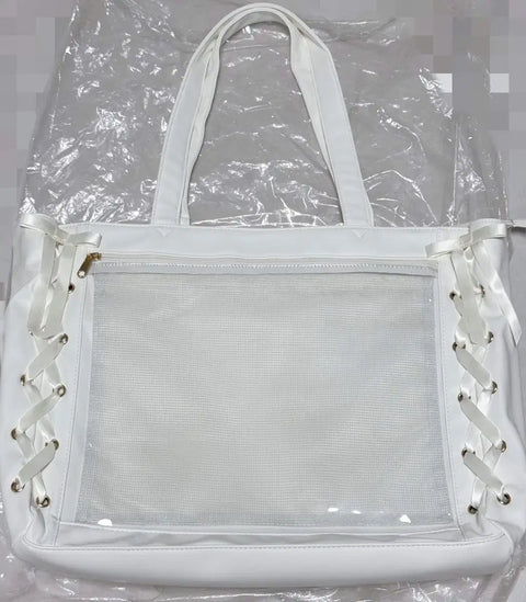 Hugo Lace-up Ita Bag L White