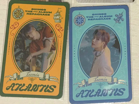 SHINee Taemin photocard transfer