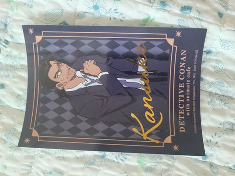 Detective Conan Animate Monocular Visage Collaboration Cafe Exclusive Bromide