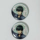 Samzet Collaboration Cafe Hijikata Can Badge for Sale