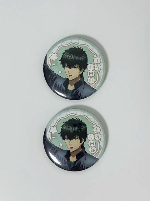 Samzet Collaboration Cafe Hijikata Can Badge for Sale
