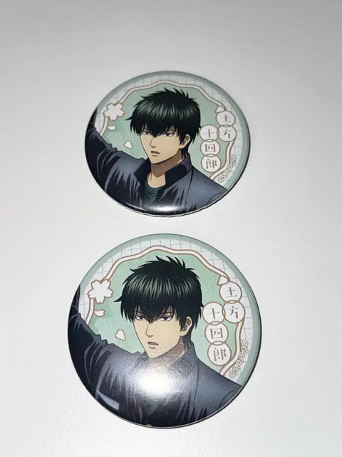 Samzet Collaboration Cafe Hijikata Can Badge for Sale