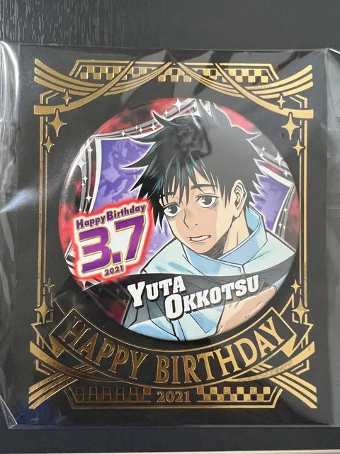 Jujutsu Kaisen Yuta Okkotsu Birthday Badge 2021