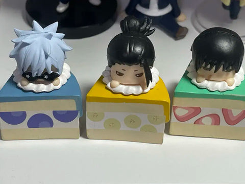 Jujutsu Kaisen Gojo, Geto, Toji Cake Gacha on Sale