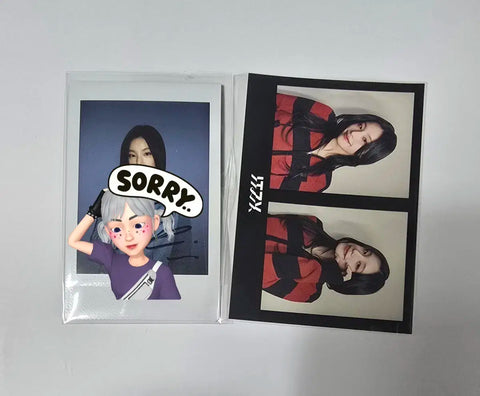 Selling Yeji's autographed polaroid.