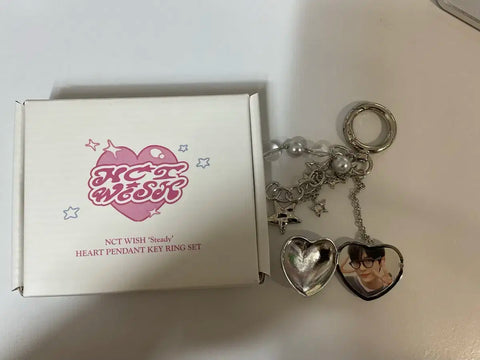 NCT WISH Steady Heart Keyring Set Yushi Steady Keyring