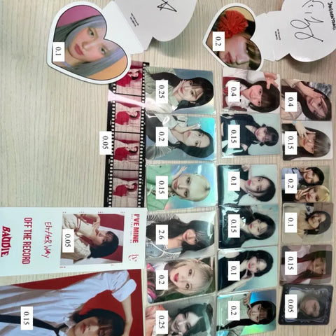 Selling Ive photo cards.