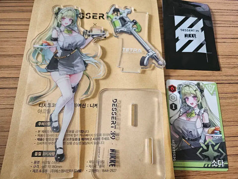 Nikke Soda Dessert39 Acrylic Stand + Card