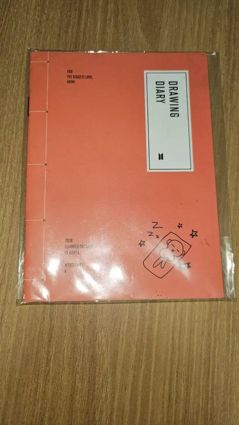 Selling BTS Summer Package V Kim Taehyung Drawing Book.