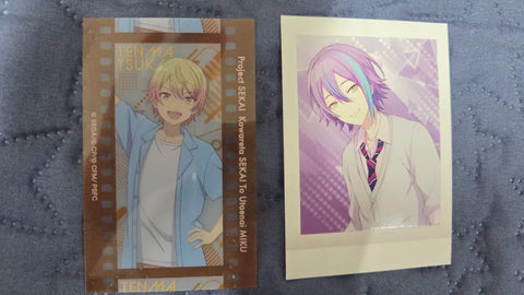 Project Sekai Tenma Tsukasa / Rui photocard RuiTsuka goods set, all together
