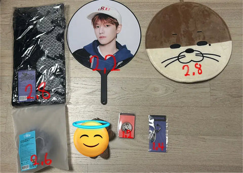 Bonedo Ppeunaekdo Hantaetpung Darling Uchiwa Cheer Stick Cover Keyring BOYNEXTDOOR