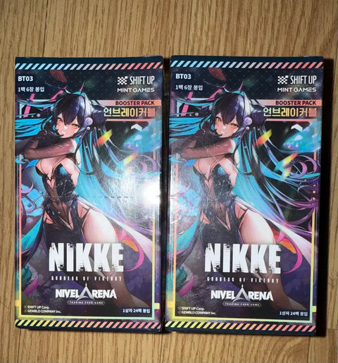 Nikke Unbreakable Booster Pack BT03 Box Bundle