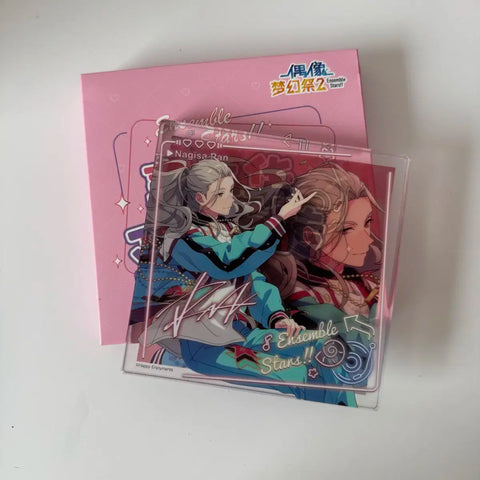 Ensemble Stars Enstar Ran Nagisa 7th Anniversary Acrylic Block