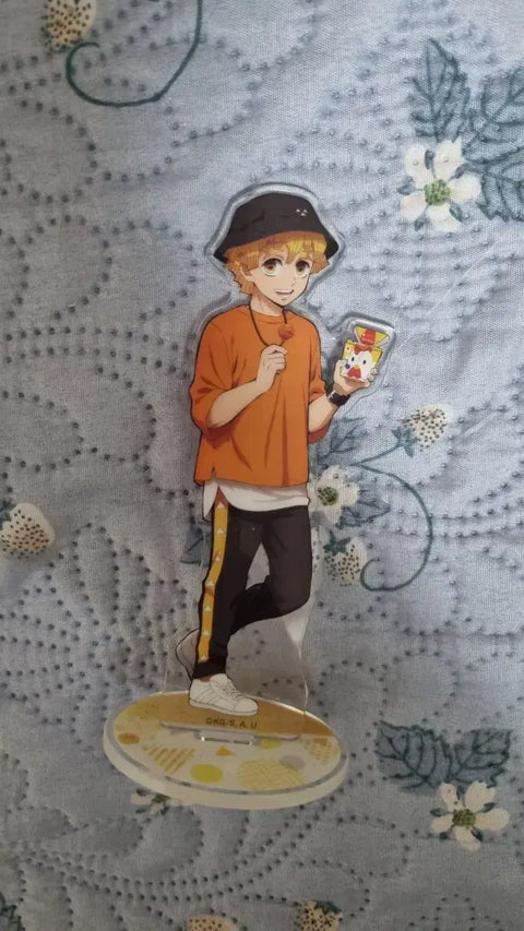 Demon Slayer Zenitsu Casual Clothes Acrylic Figure