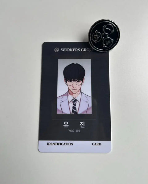 Lookism Ilhae Black Badge & Eugene Employee ID