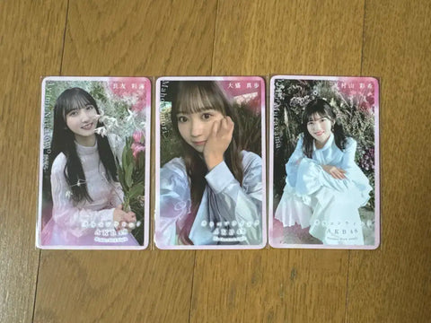 AKB48 Color Con Wink Weverse Benefit Photocard 3-Piece Set