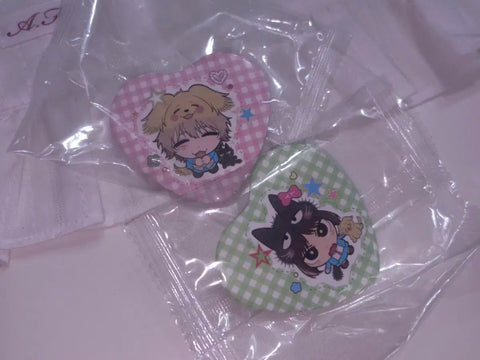 Skip and Loafer unofficial merchandise pin button can badge mail order
