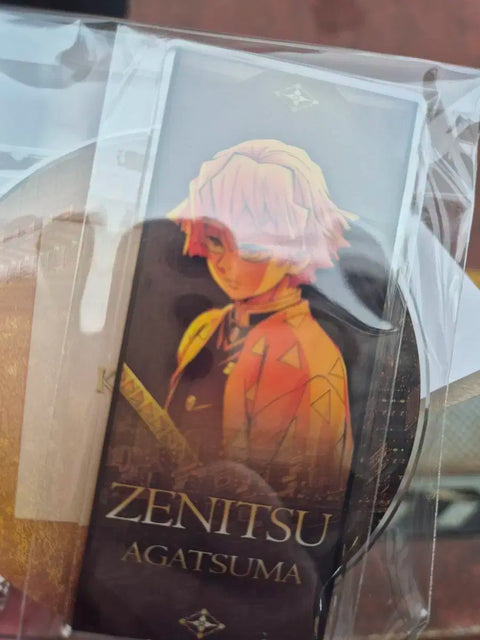 Demon Slayer Zenitsu Ufotable Cafe Infinity Castle Acrylic Coaster