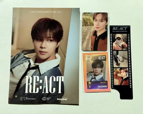SHINee Taemin 2023 Fan Meeting RE:ACT Admission Benefit Photocard