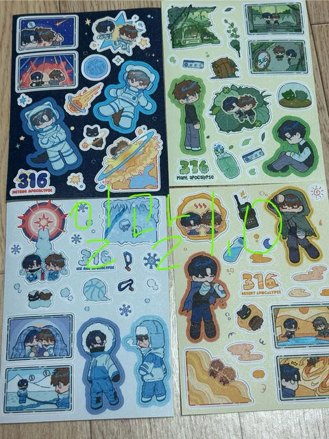 Jun Sang, Vincent, Jong Sang sticker badge transfer