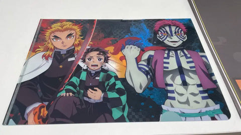 Demon Slayer: Kimetsu no Yaiba Rengoku Tanjiro Akaza Clear File