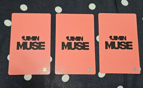 Jimin Muse Photo Card 3-Type Weverse Pop-up Lucky Draw