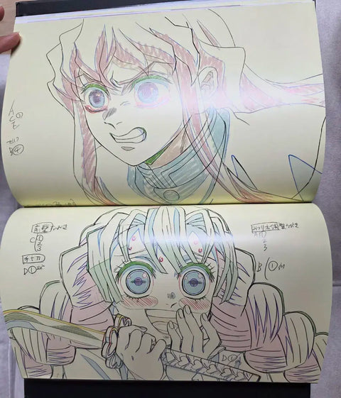 Demon Slayer: Kimetsu no Yaiba - Infinity Castle Arc Japanese First Edition Limited Goods Pamphlet, including Original Drawings and Storyboards