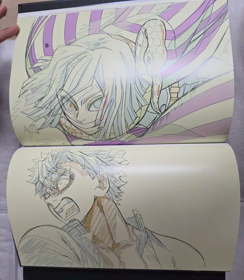 Demon Slayer: Kimetsu no Yaiba - Infinity Castle Arc Japanese First Edition Limited Goods Pamphlet, including Original Drawings and Storyboards