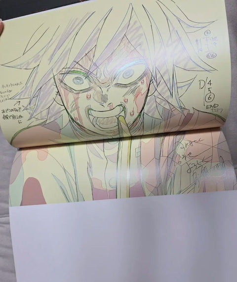 Demon Slayer: Kimetsu no Yaiba - Infinity Castle Arc Japanese First Edition Limited Goods Pamphlet, including Original Drawings and Storyboards