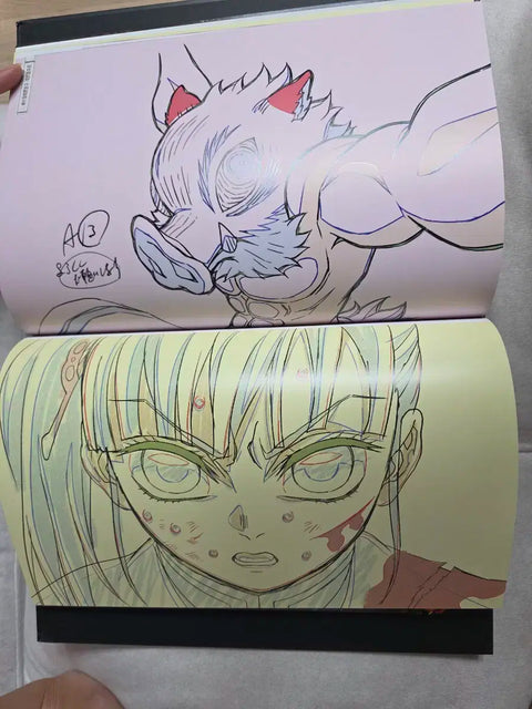 Demon Slayer: Kimetsu no Yaiba - Infinity Castle Arc Japanese First Edition Limited Goods Pamphlet, including Original Drawings and Storyboards
