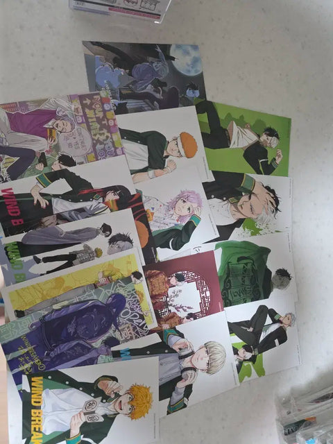 Win Bre manga first edition postcard set (16 cards)