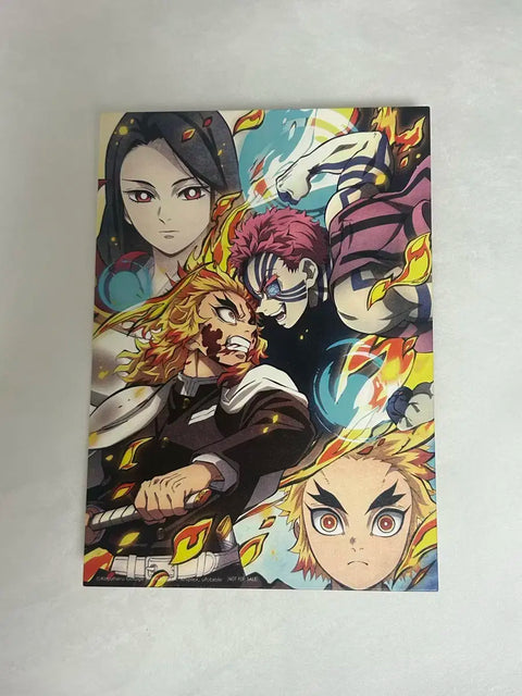Demon Slayer Mugen Train Bonus Art Board Akaza Rengoku Kyoujurou Poster