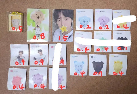 NCT Wish Color Pop-up Gacha Capsule Photocard Ddibuseal (Sticker) Transfer/Sale