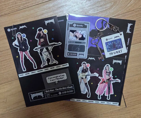 aespa Richman Spotify Pop-up Goods Full Set
