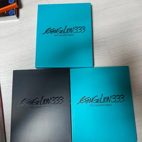 Evangelion New Theatrical Edition: 1.0 You Are (Not) Alone, 2.0 You Can (Not) Advance, 3.0 You Can (Not) Redo Blu-ray, selling as a set.