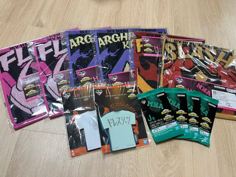 My Hero Academia Ichiban Kuji Lower Tier Items Bundle