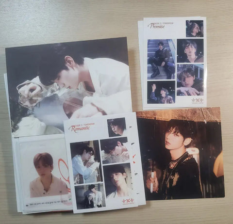 URGENT SALE) TXT Romantic Soobin Set + Official Goods Photocards, Stickers, Postcards