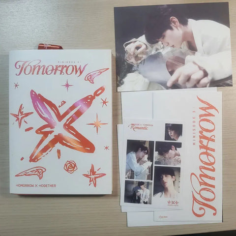 URGENT SALE) TXT Romantic Soobin Set + Official Goods Photocards, Stickers, Postcards