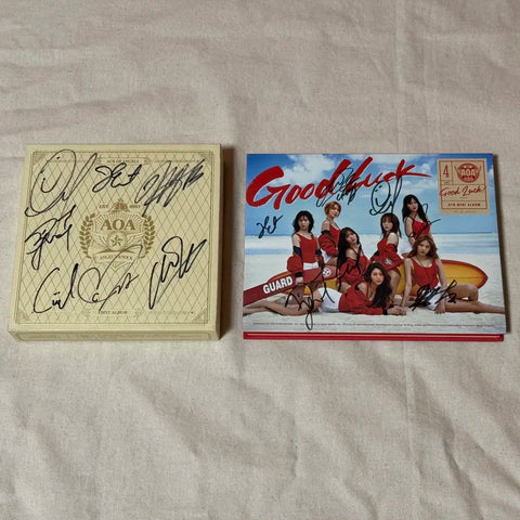 AOA Autographed Promo Album