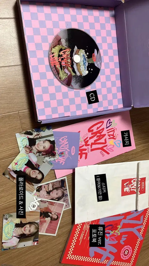 ITZY Crazy In Love Album Full Set Ryujin ver.