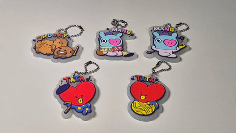 BT21 Gacha Keychain | Shooky, Mang, Tata