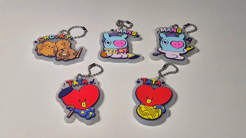 BT21 Gacha Keychain | Shooky, Mang, Tata