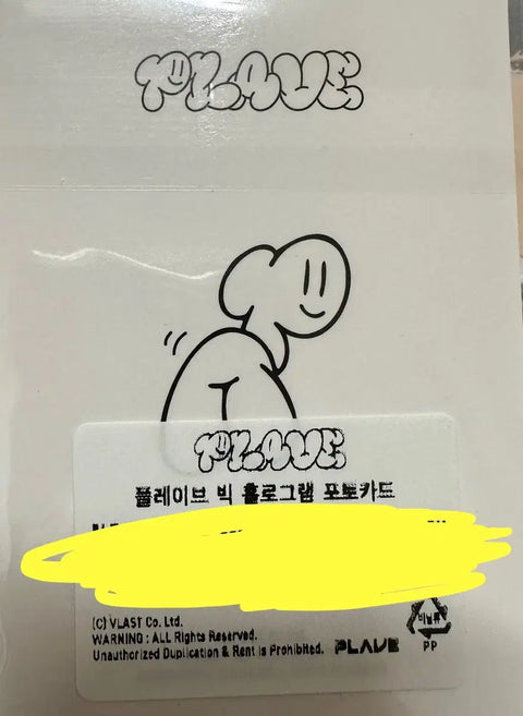 PlayV Big Hologram Photocard Samwae Why Why Why
